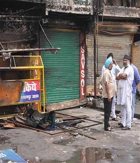 Shops damaged in the violence remain shut even as the situation in Saharanpur is under control