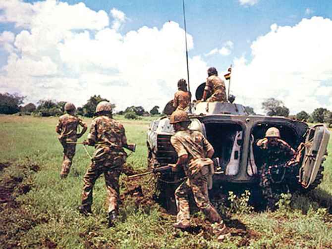 IPKF forces in action in Sri Lanka
