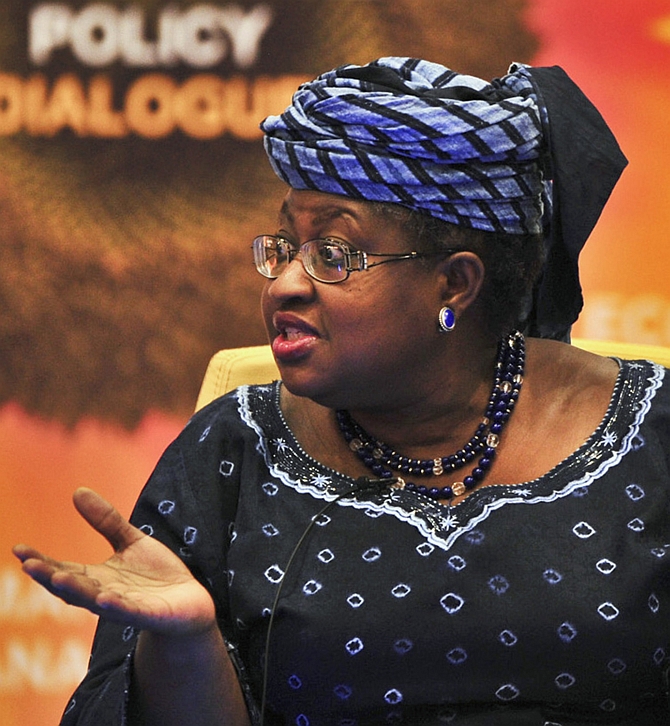 Ngozi Okonjo-Iweala at a conference in Abuja 