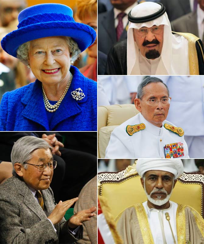 10 powerful monarchs who command respect