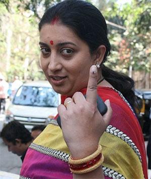 Union Education Minister Smriti Irani