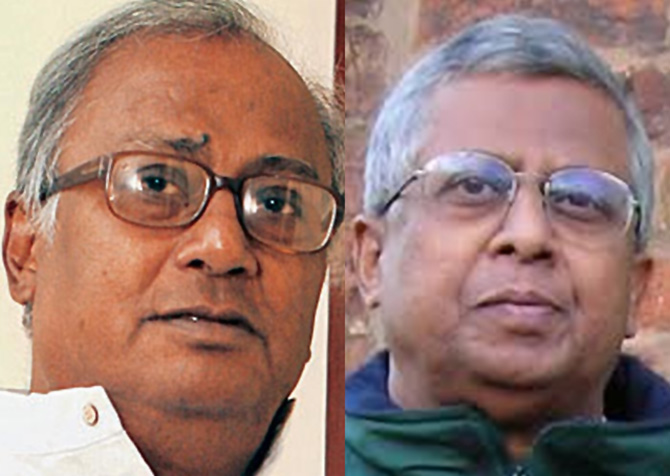 Tathagata Roy (BJP) and Saugata Roy (TMC)