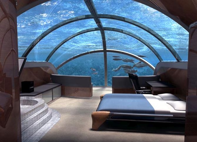 This hotel allows you to sleep with the fish