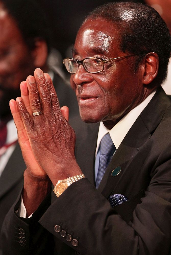 Zimbabwe's Robert Mugabe