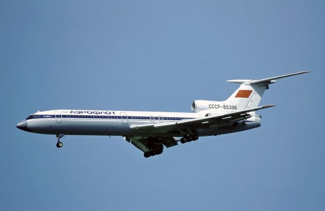 An Aeroflot Tupolev Tu-154B-2 similar to the one involved in the accident