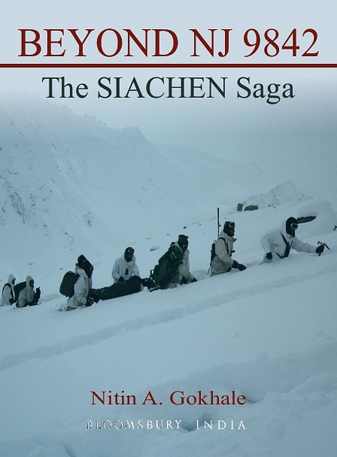 The cover of Nitin Gokhale's book, Beyond NJ 9842: The Siachen Saga.