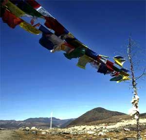 Indo-China border at Bumla, Arunachal Pradesh