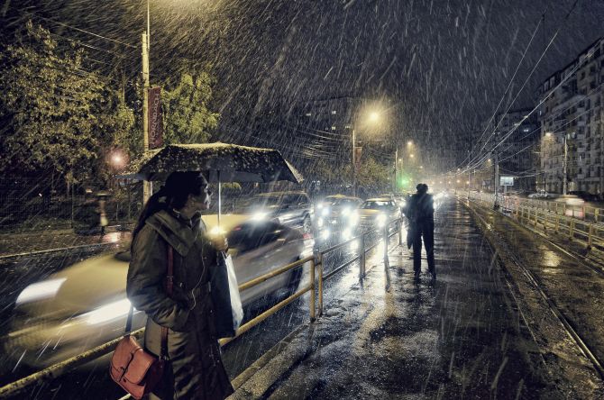 Winner 'Low Light': 'First Snow' by Vlad Eftenie, Romania