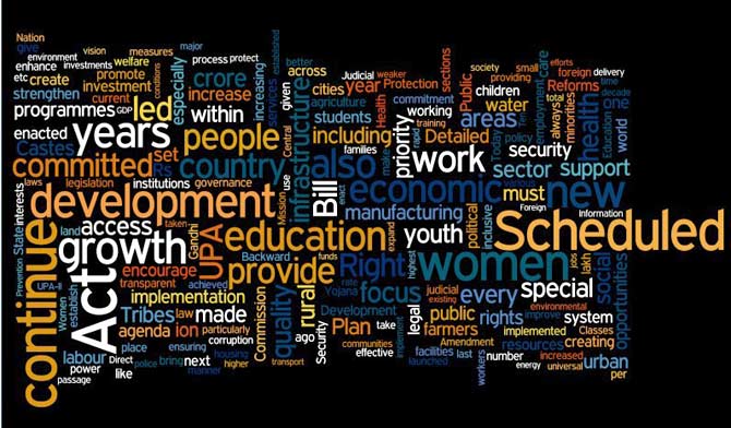 Cong manifesto buzzwords: Development, women, education