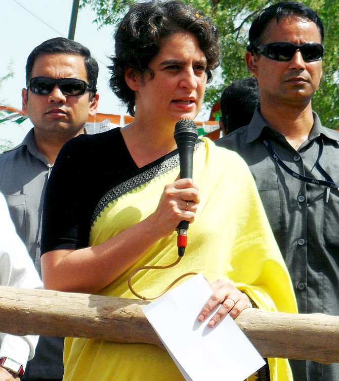 Dirty books on my family are being distributed in Amethi: Priyanka