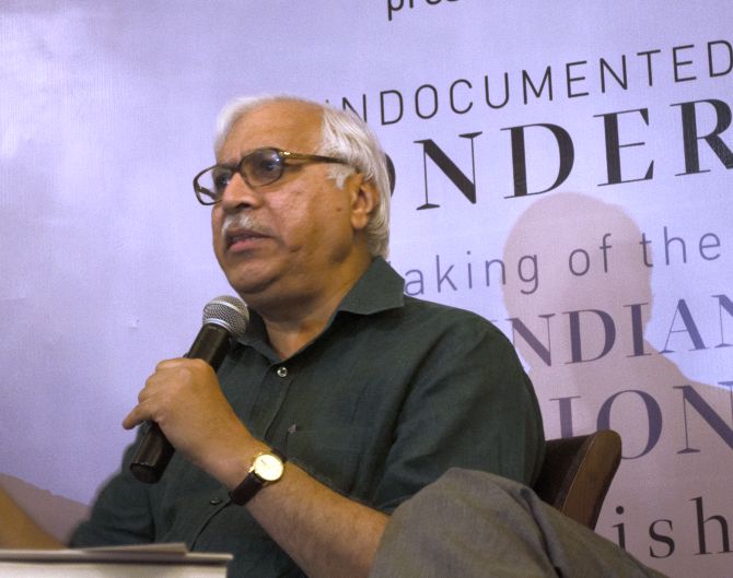 SY Quraishi, former Chief Election Commissioner, speaks at the release of his a book 'An Undocumented Wonder: The Making of The Great Indian Elections'
