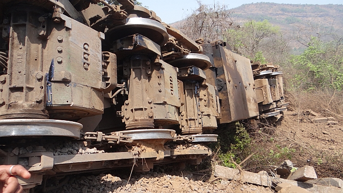 Services pm the Konkan railway route have been hit