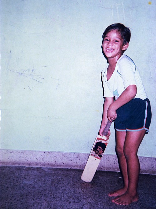 A childhood photograph of Major Mukund Varadarajan.