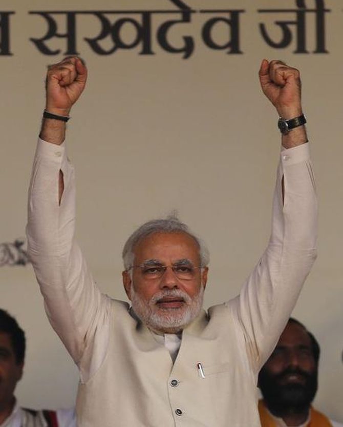 Narendra Modi has been tipped to be the next prime minister.