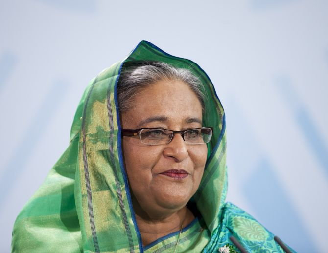 Bangladesh PM Sheikh Hasina wrote a congratulatory letter to Modi and said she hoped for better ties with India.