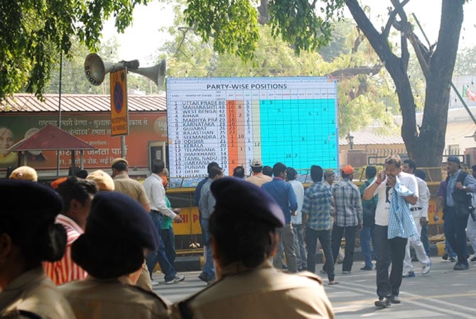 BJP readies for victory lap in New Delhi, Cong sulks