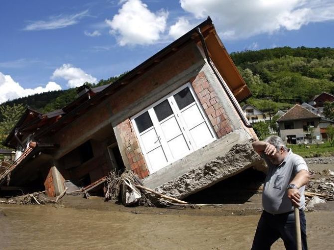 Thousands of homes were ravaged by the floods.
