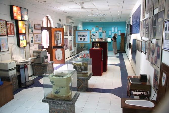 The Sulabh Museum of Toilets traces the history of toilets for the past 4,500 years