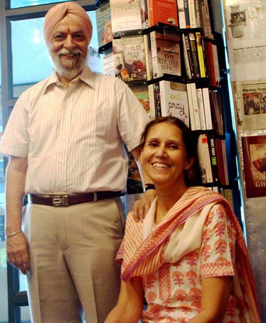 Mr K D Singh at his bookshop. Photograph kind courtesy: Mayank Austen Soofi.