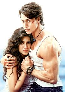 Kriti Sanon and Tiger Shroff in Heropanti