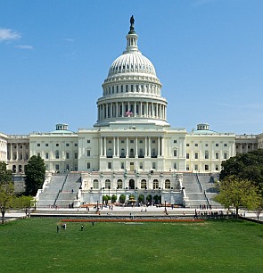 The stunning Capitol building in the US