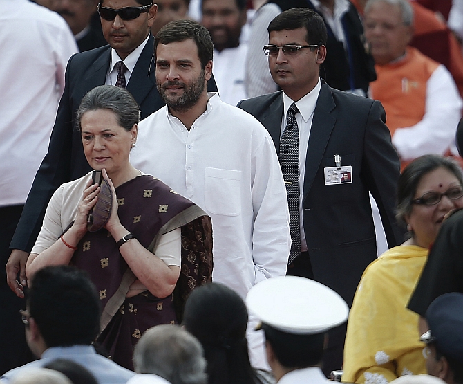 Sonia and Rahul Gandhi