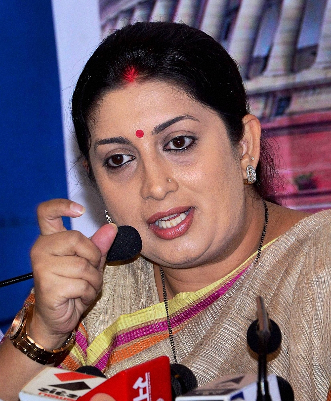 Smrit Irani was given a cabinet berth despite losing the Lok Sabha elections. She was contesting from Amethi and lost to Congress Vice President Rahul Gandhi 