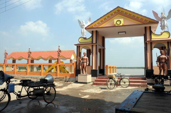 The Ichhamati riverfront