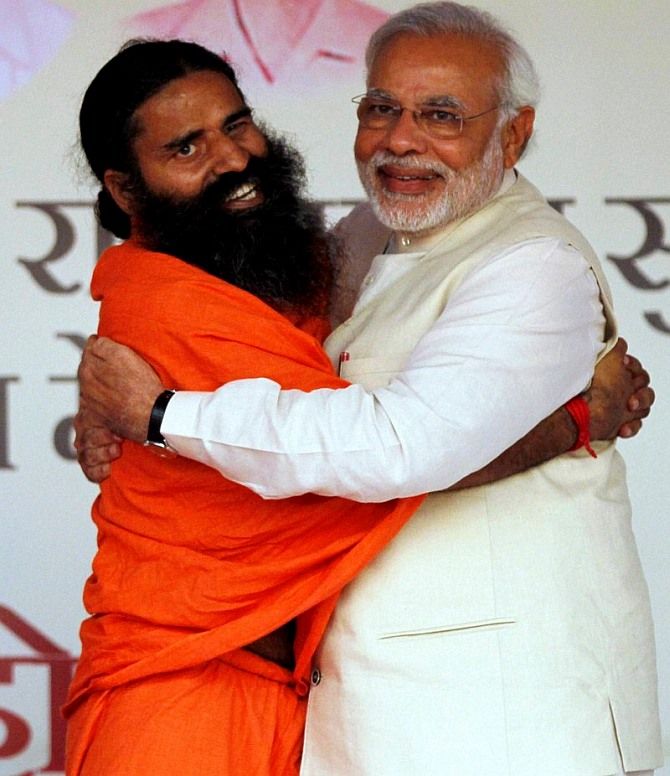 Baba Ramdev and Modi