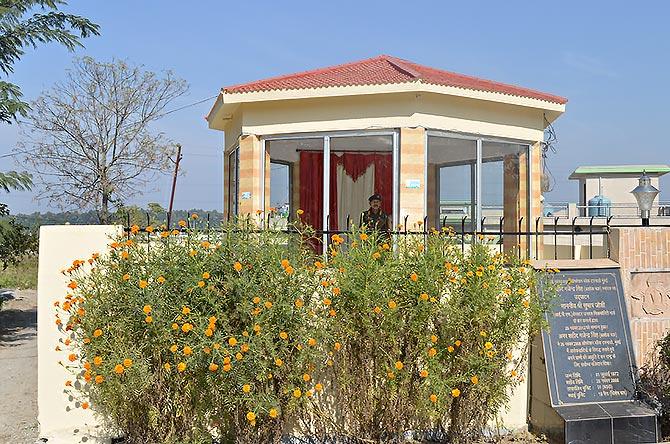 The memorial built by Vinita Bisht