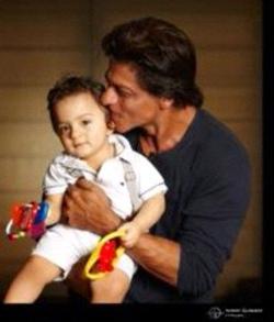 Shah Rukh Khan and AbRam