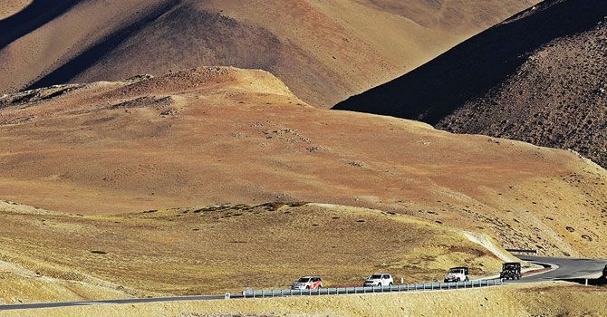 The contrast from the Nepali side, with its barely-there mountain highway, and the Friendship Highway on the Chinese side, with its smooth, well-maintained tracks, was stark. 
