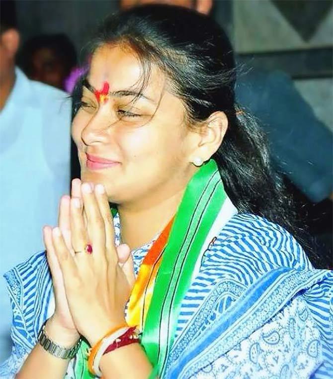 Congress leader Praniti Shinde