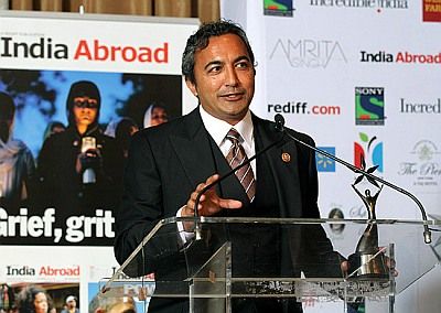 US Congressman Ami Bera at the India Abroad Person of the Year event.