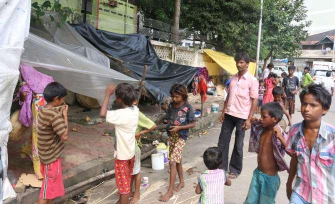 The pavement dwellers of Mahim, Mumbai.