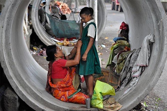 A scene from Mumbai.