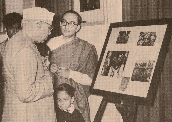 Nehru at the Netaji museum