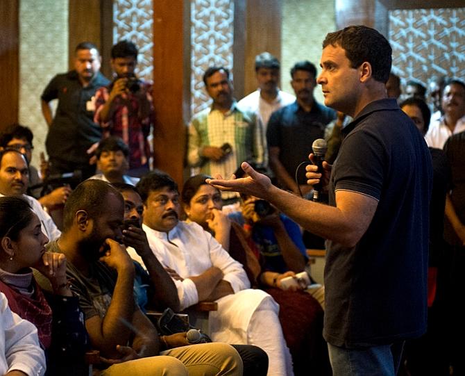 Rahul Gandhi at FTII