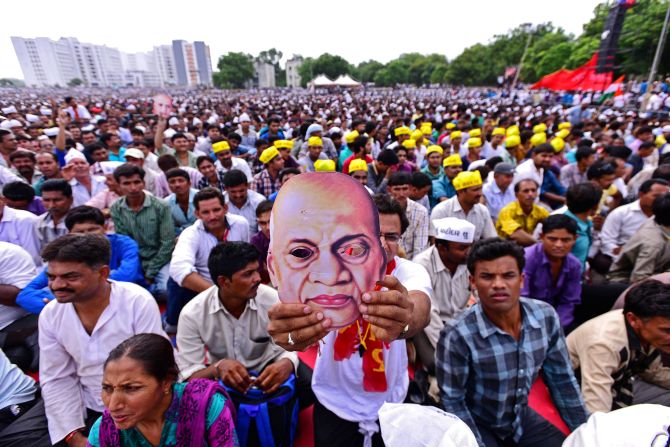 Kranti rally in Ahmedabad.