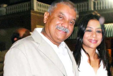 Peter Mukherjea with his wife Indrani. 