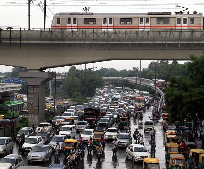 Delhi traffic