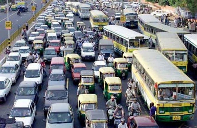 Delhi traffic