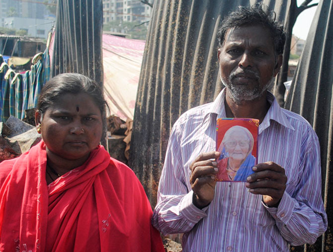 Dashrath Hiwale and his wife Suman are inconsolable. He lost his mother Nanebai in yet another cylinder blast