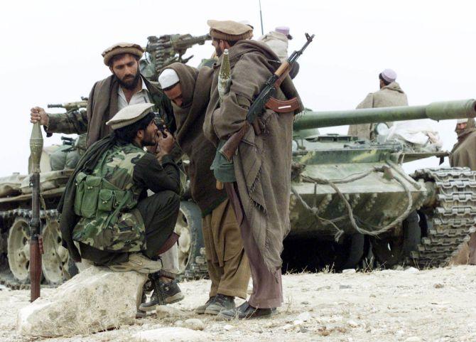 Taliban terrorists in Afghanistan