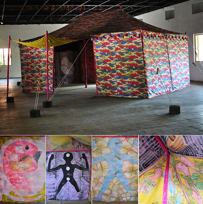 Francesco Clemente, Pepper Tent, Aspinwall House