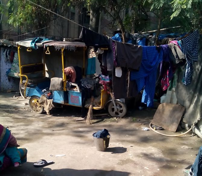 Arvind Kejriwal's government will need to deliver on its promise of creating more jobs for the youth, if it wants to build faith among poor voters, a resident of Trilokpuri earlier told Rediff.com Photograph: Upasna Pandey