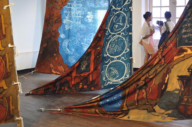 Kalamkari at Kochi Biennale