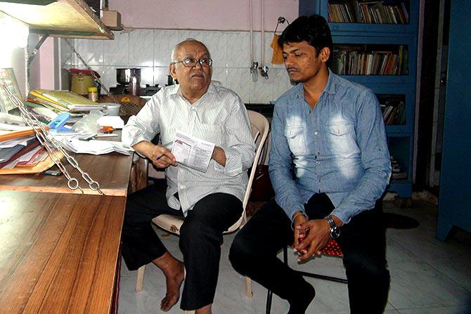 Syed Feroze Ashraf, a man who has changed the lives of so many. Photograph: Afsar Dayatar/Rediff.com