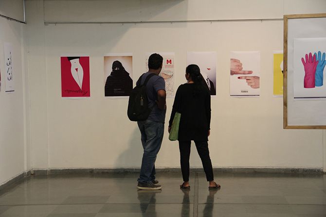 Poster exhibition on Gender equality at NID