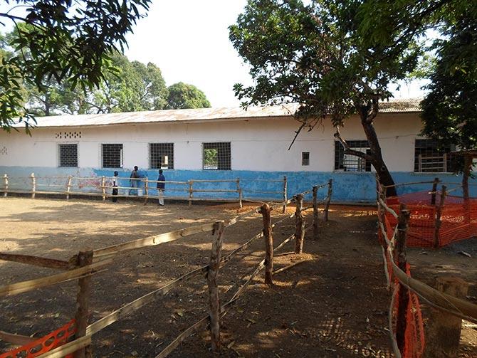 Ebola camp in Sierra Leone